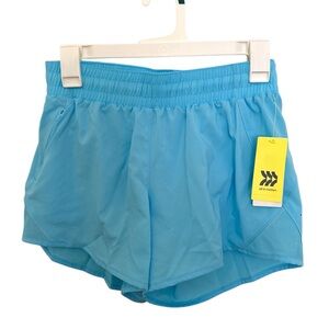 All in Motion Blue Athletic Shorts Lightweight Elastic Waist